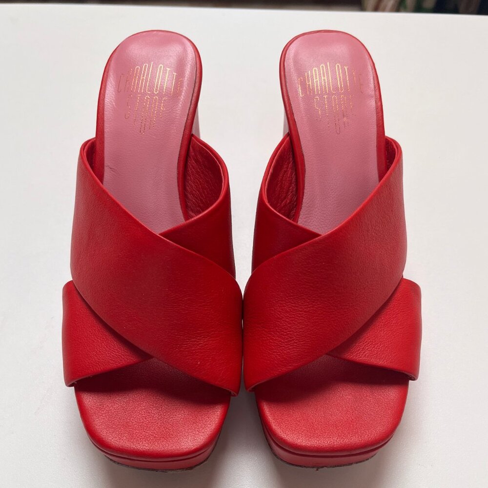 Charlotte Stone Sylvia Red Platforms (S 6)